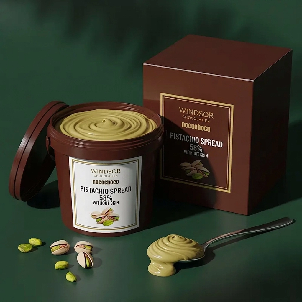 Pistachio Spread 58% without Skin