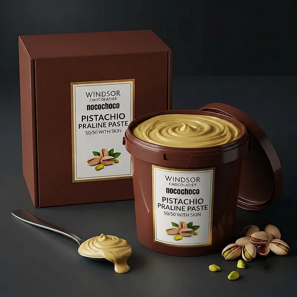 pistachio praline paste 50/50 with skin