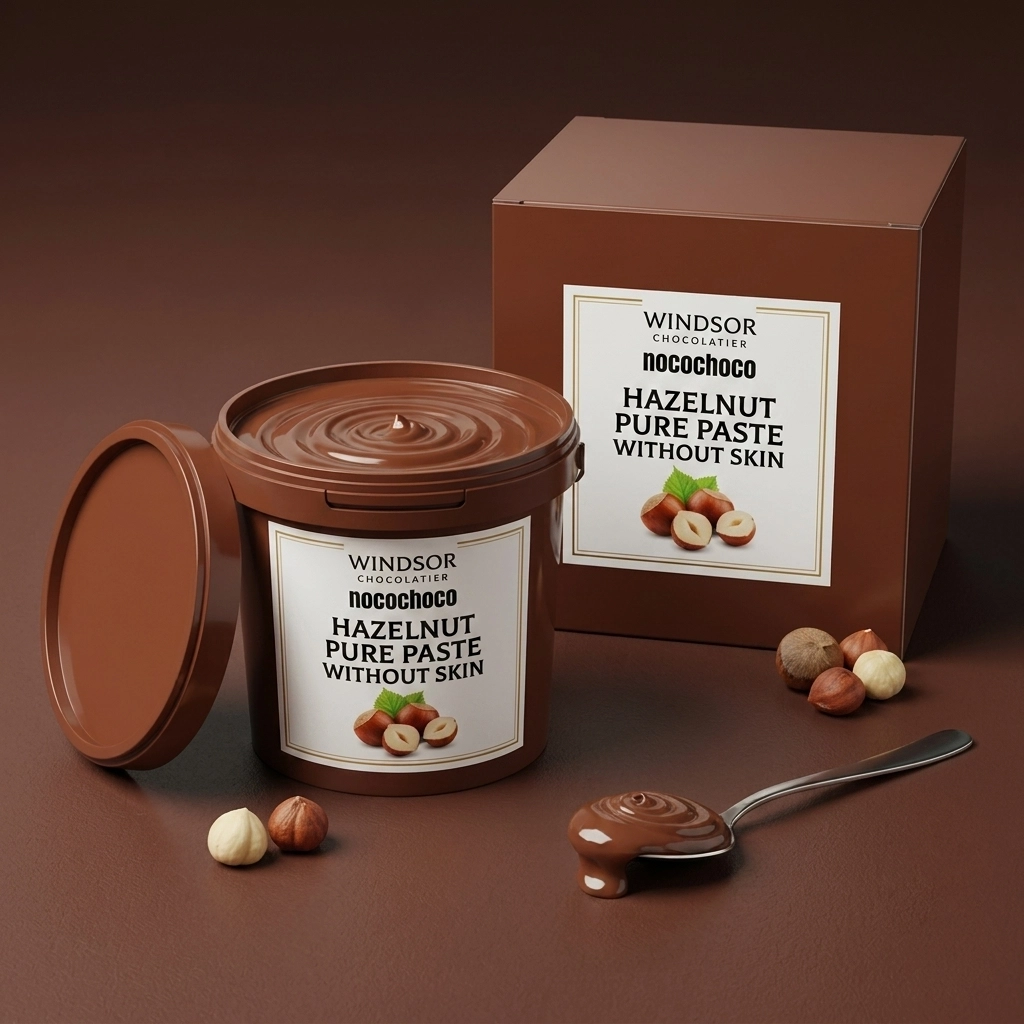 hazelnut pure paste without skin