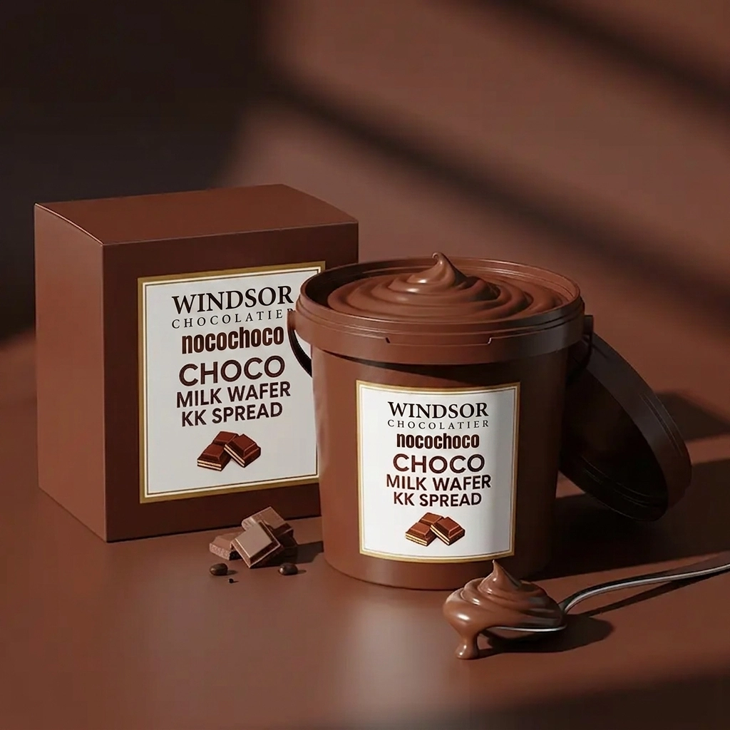 choco milk wafer kk spread