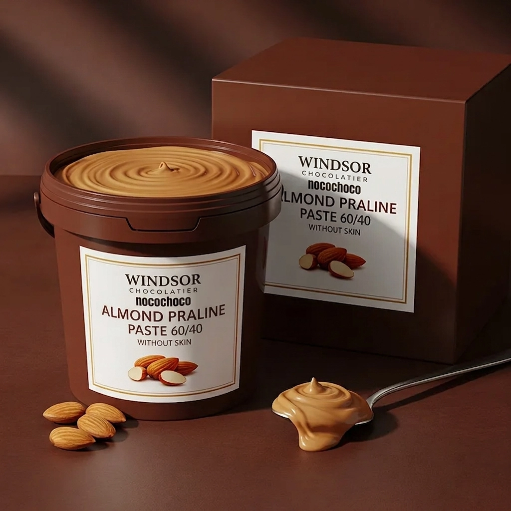 almond praline paste 60/40 without skin
