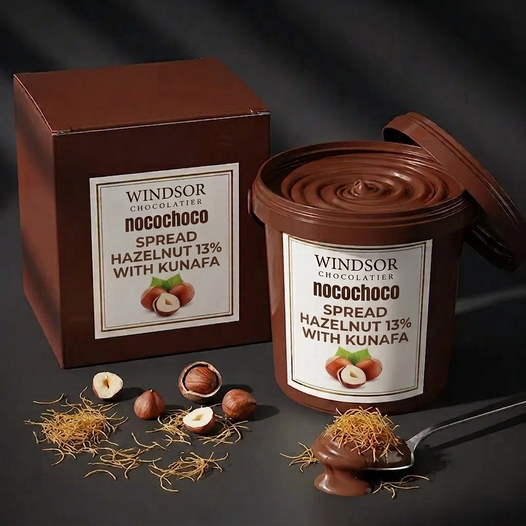 Spread Hazelnut 13% with Kunafa 